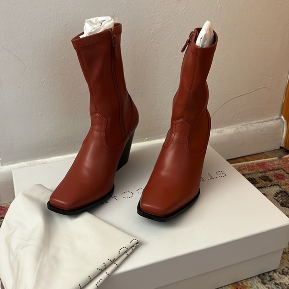 Stella McCartney Cowboy Stretch Alter Mat Boots Size 39 - Picture 5 of 8